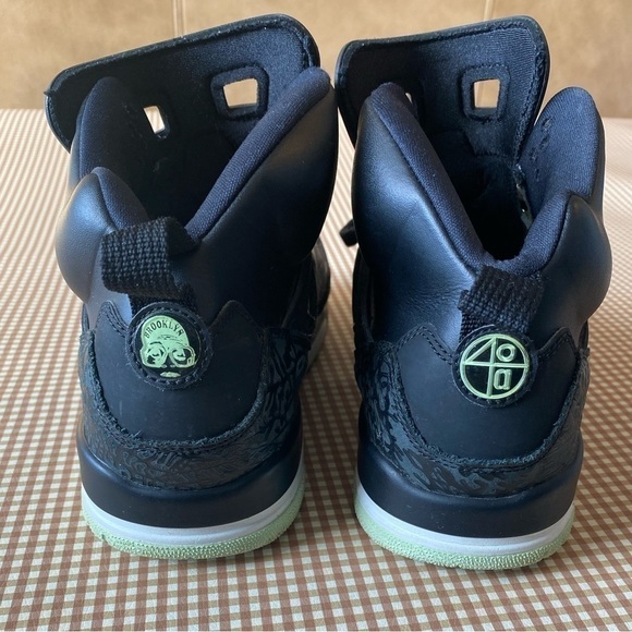 YOUTH Nike Air Jordan Spizike GS Black Mint Foam Dark Grey White shoes.Size 9.5 - Picture 14 of 16